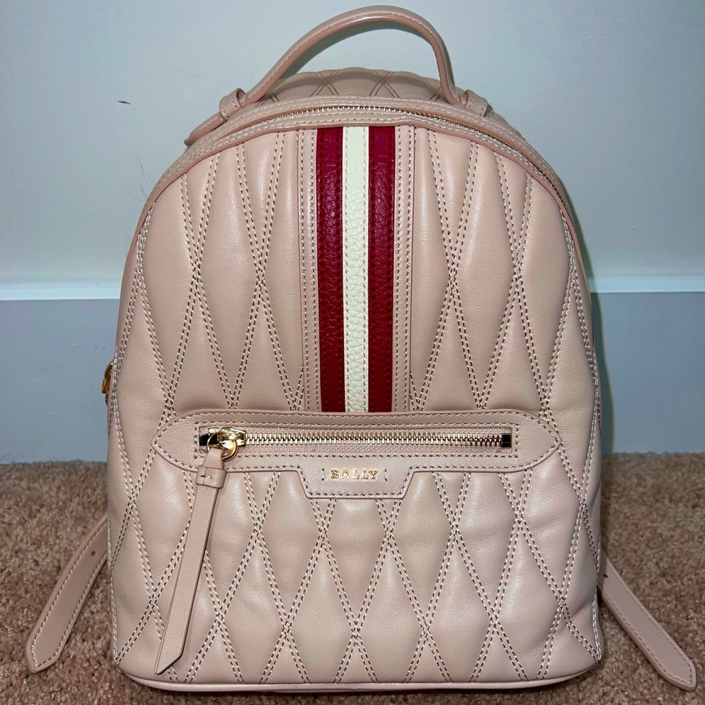 BALLY Backpack (cream/pink)